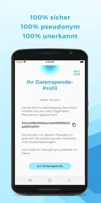 Corona-Datenspende android App screenshot 3