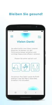 Corona-Datenspende android App screenshot 5